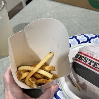 Carl's Jr - Think that would fill a small container - definitely not a large order and yes very cold! - Fast Food Near Me - Henderson, Nevada