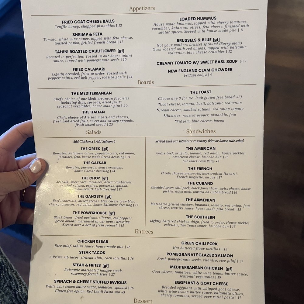 The Toast - Menu - Salad Near Me - Surprise, Arizona The Toast - Menu - Salad Near Me - Surprise, Arizona
