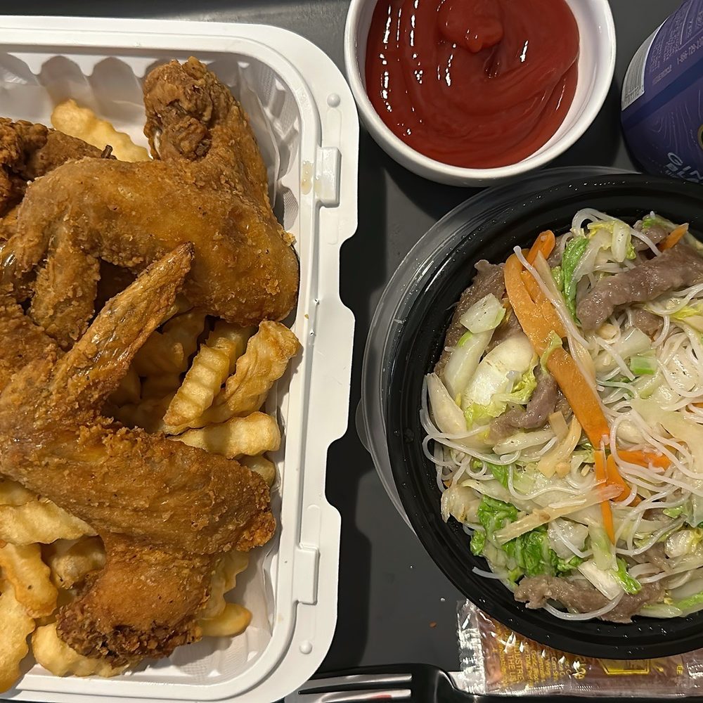 Hong Kong Kitchen - Fried Chicken Wings 4 and French Fries. Beef chow Fun - Chinese Near Me - Southington, Connecticut Hong Kong Kitchen - Fried Chicken Wings 4 and French Fries. Beef chow Fun - Chinese Near Me - Southington, Connecticut