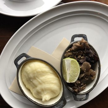 Sunset Terrace - My 2 sides of whipped potatoes and roasted miatake mushrooms - Seafood Near Me - Asheville, North Carolina Sunset Terrace - My 2 sides of whipped potatoes and roasted miatake mushrooms - Seafood Near Me - Asheville, North Carolina