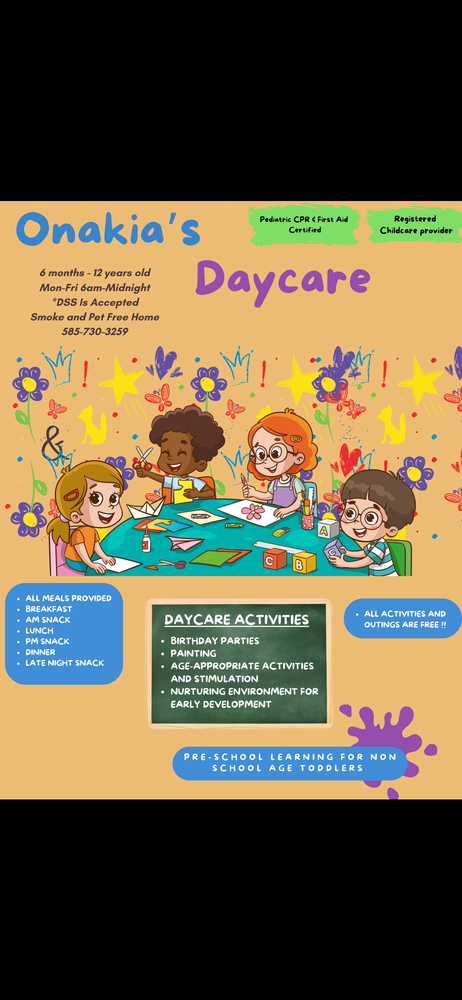 Onakia’s Daycare - childcare center in Rochester, NY