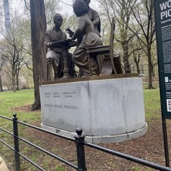 Women's Rights Pioneers Monument - Monument along main pathway of the Park