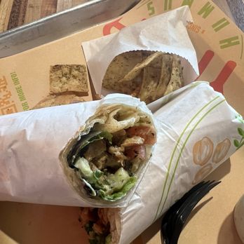 Yafa Hummus - Chicken Shawerma Wrap - Mediterranean Near Me - Tracy, California