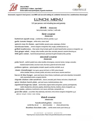 Menu photo 7 GRANVILLE Pasadena, CA