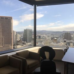Elizabeth Rehme - Providing weekly chair massage for a law firm in San Francisco, CA