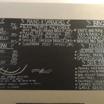 Bad Jeff's Barbecue - Menu - Barbeque Near Me - Prague, Puerto Rico Bad Jeff's Barbecue - Menu - Barbeque Near Me - Prague, Puerto Rico