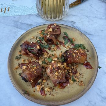 théa - Bacon wrapped & stuffed dates - Mediterranean Near Me - Phoenix, Arizona théa - Bacon wrapped & stuffed dates - Mediterranean Near Me - Phoenix, Arizona