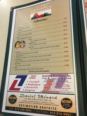 Menu photo 5 Louis Restaurant And Pizza Vanier, ON