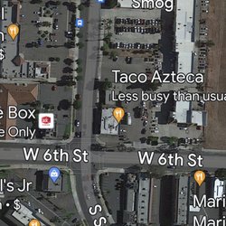 Corona Drive Thru Smog - Map of the location.