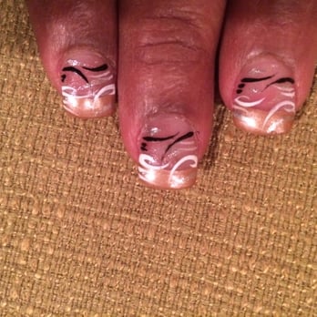 Myano Nails & Spa - Art OK, but topcoat grainy not shiny. No wash or even nail sweep before polishing. Thin, cheap topcoat not UV charged gel cover. - Skin Care Near Me - Seattle, Washington