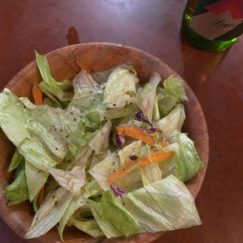 Columbine Steak House & Lounge - Dinner salad with Italian dressing - Steakhouses Near Me - Denver, Colorado