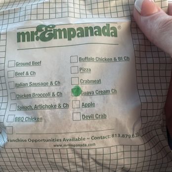 Mr Empanada - The Guava & Cream Cheese Empanada - Empanadas Near Me - Tampa, Florida
