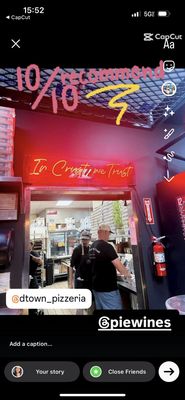 dtown pizzeria by null