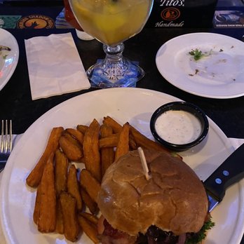 Wildfire Public House - Hamburger and sweet potato fries - Breakfast & Brunch Near Me - Modesto, California Wildfire Public House - Hamburger and sweet potato fries - Breakfast & Brunch Near Me - Modesto, California