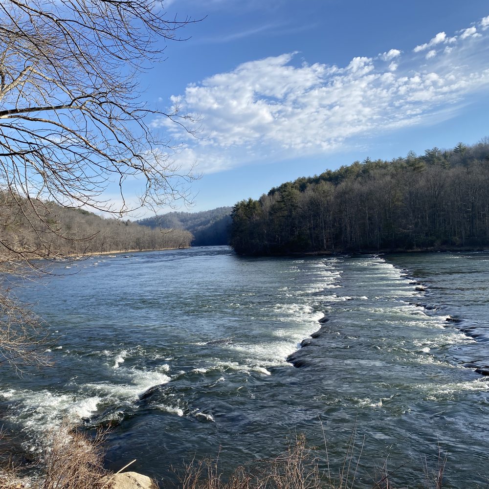 View from biking trail