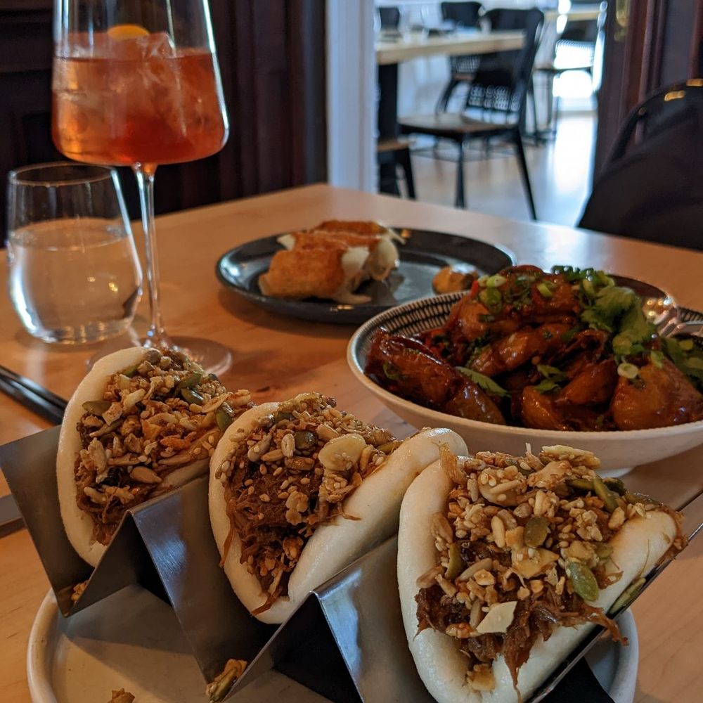 Goosefeather - Duck buns and potato dish - Cantonese Near Me - Tarrytown, New York Goosefeather - Duck buns and potato dish - Cantonese Near Me - Tarrytown, New York