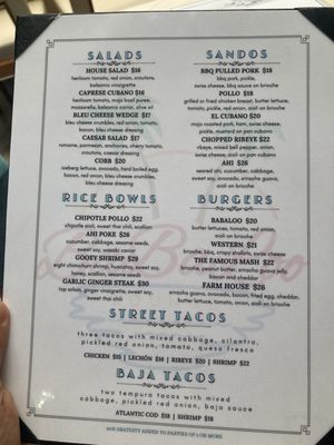Menu photo 6 BaBaLoo Lounge Palm Desert, CA
