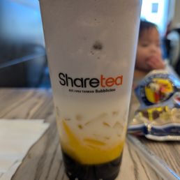 Taro Ice Blended with Pudding