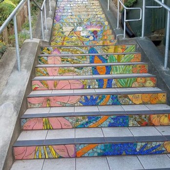Hidden Garden Steps - Public Art Near Me - San Francisco, California Hidden Garden Steps - Public Art Near Me - San Francisco, California