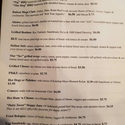 Sunflower Antiques & Treats - Page 2 of Menu