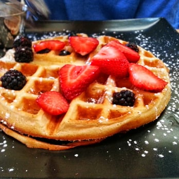 Seabirds Kitchen - Waffle with fruit added. - Vegan Near Me - Costa Mesa, California