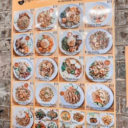 Medan Ciak - The menu