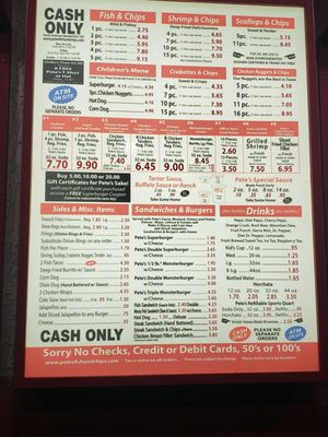 Menu photo 4 Pete's Fish & Chips Phoenix, AZ