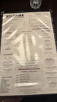 Menu photo 2 Wildfire Lincolnshire, IL Menu photo 2 Wildfire Lincolnshire, IL