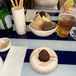Complimentary Meatball and bread