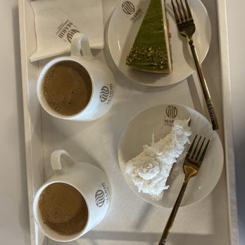 Marib Coffee - Coconut and pistachio cheesecakes, Mofawar coffees. - Middle Eastern Near Me - Westerville, Ohio Marib Coffee - Coconut and pistachio cheesecakes, Mofawar coffees. - Middle Eastern Near Me - Westerville, Ohio