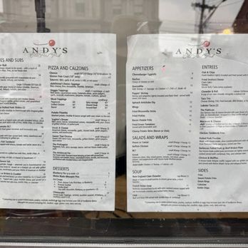 Andy's Old Port Pub - Menu - Pubs Near Me - Portland, Maine Andy's Old Port Pub - Menu - Pubs Near Me - Portland, Maine