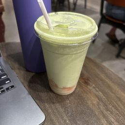 Strawberry Matcha Latte