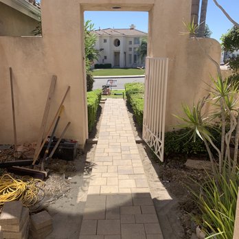 System Pavers - Walkway looking from courtyard out. - Masonry/Concrete Near Me - San Marcos, California System Pavers - Walkway looking from courtyard out. - Masonry/Concrete Near Me - San Marcos, California