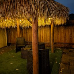 My new Hawaiian inspired back yard. My new Hawaiian inspired back yard.