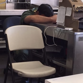 Goody's Donuts - Guy sleeping - Donuts Near Me - Cerritos, California