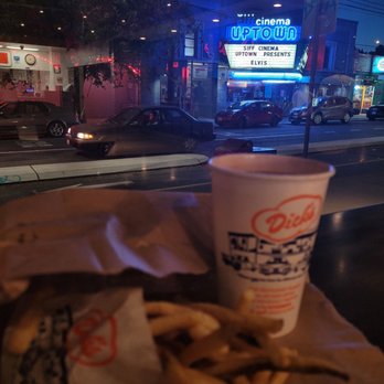 Dick's - Stand only tables...I love them. - Fast Food Near Me - Seattle, Washington