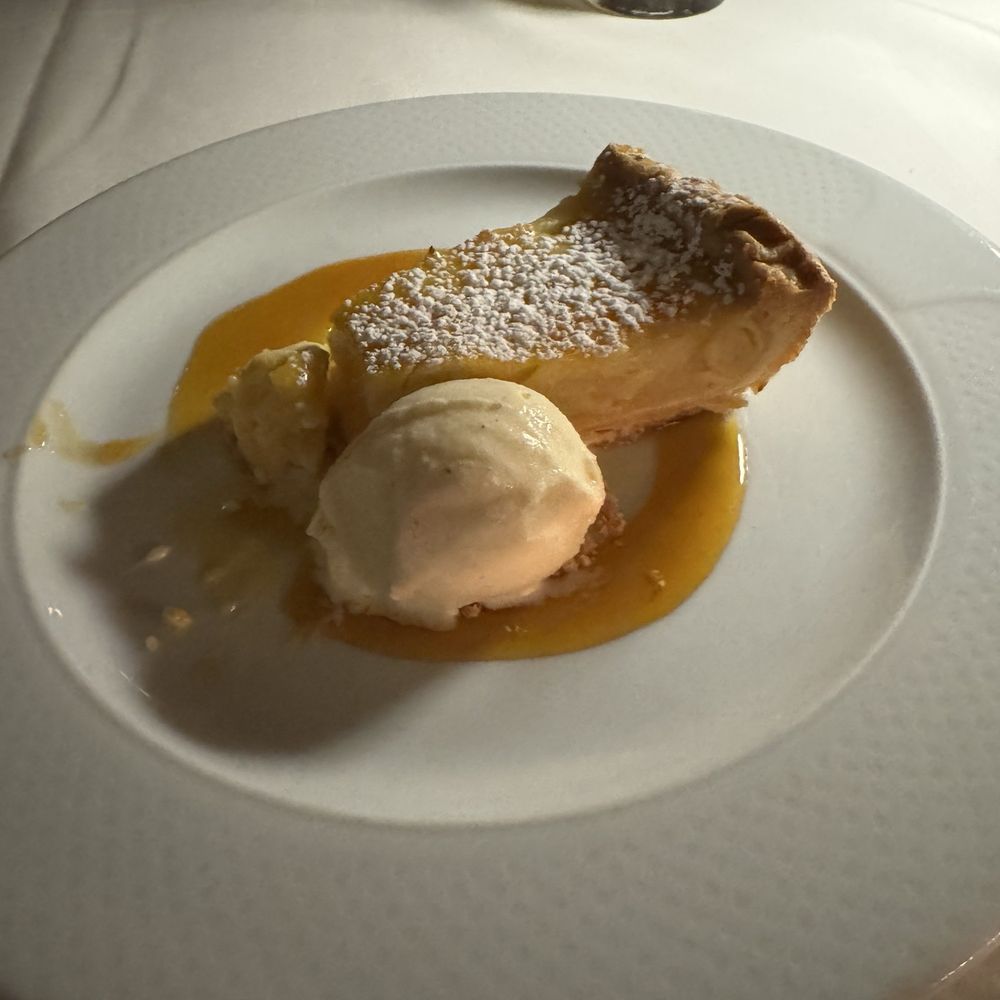 Le Crocodile Restaurant - Alsatian Apple Tart - French Near Me - Vancouver, British Columbia Le Crocodile Restaurant - Alsatian Apple Tart - French Near Me - Vancouver, British Columbia