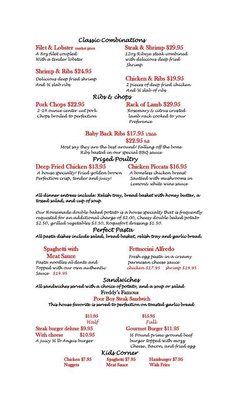 Menu photo 2 Freddy's Steak House Hammond, IN Menu photo 2 Freddy's Steak House Hammond, IN