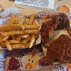 2 piece mild chicken, very good!