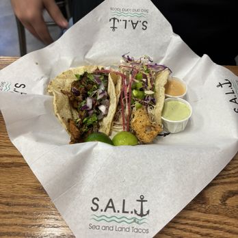 SALT Sea And Land Tacos - Chicken and fish tacos - Seafood Near Me - Mesa, Arizona SALT Sea And Land Tacos - Chicken and fish tacos - Seafood Near Me - Mesa, Arizona