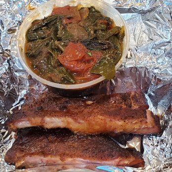 Baby Blues BBQ - 1 and 1: 1 meat + 1 side + 1 cb ($22) - Memphis Pork, Collard Greens - Barbeque Near Me - San Francisco, California Baby Blues BBQ - 1 and 1: 1 meat + 1 side + 1 cb ($22) - Memphis Pork, Collard Greens - Barbeque Near Me - San Francisco, California