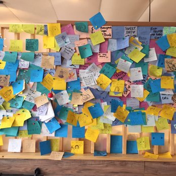 HA!TEA Bubble Tea House - Sticky note wall! - Coffee & Tea Near Me - Kent, Ohio HA!TEA Bubble Tea House - Sticky note wall! - Coffee & Tea Near Me - Kent, Ohio