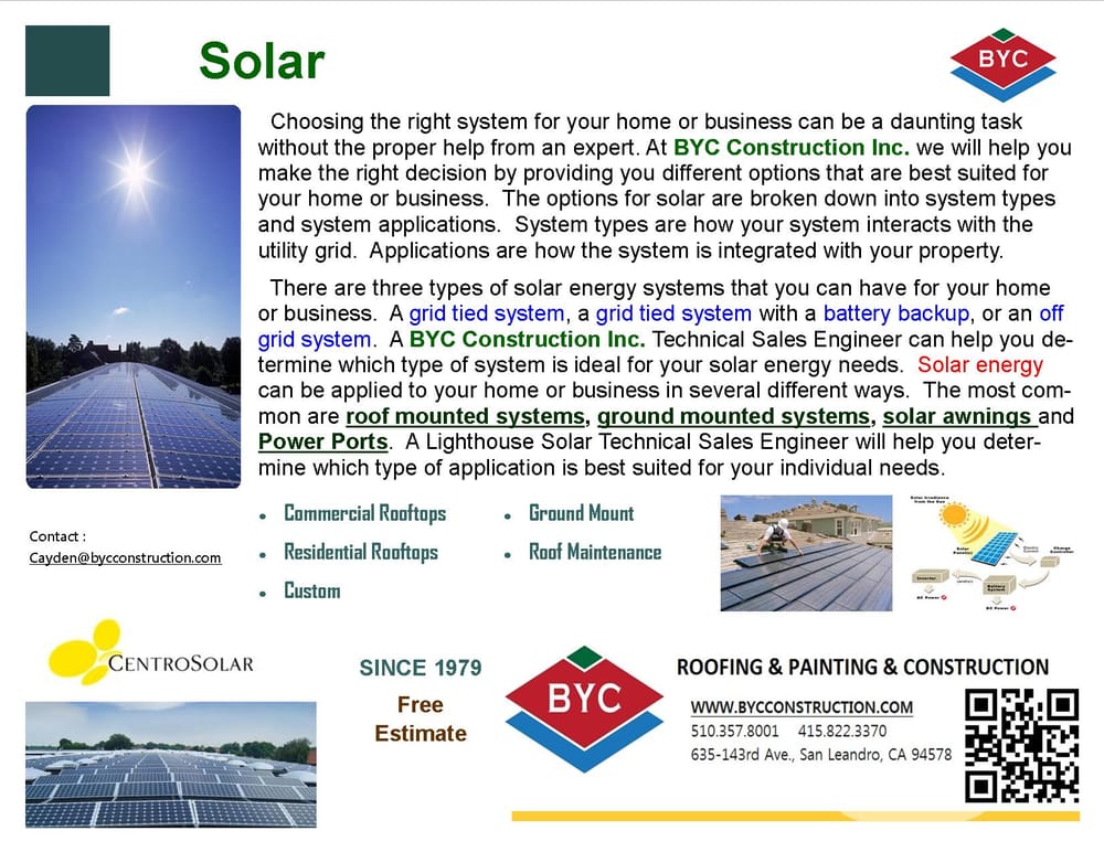 Slide of BYC Roofing & Painting