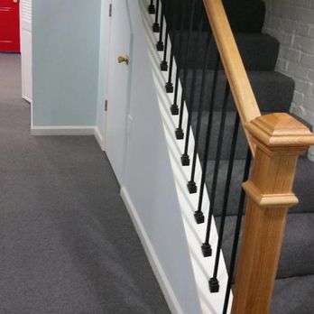 DJC Painting And Drywall Plus - a staircase and a red door - General Contractors Near Me - Riverdale, Maryland DJC Painting And Drywall Plus - a staircase and a red door - General Contractors Near Me - Riverdale, Maryland