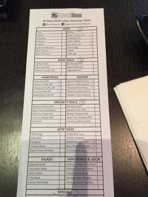 Menu photo 5 SushiStop Studio City Los Angeles, CA