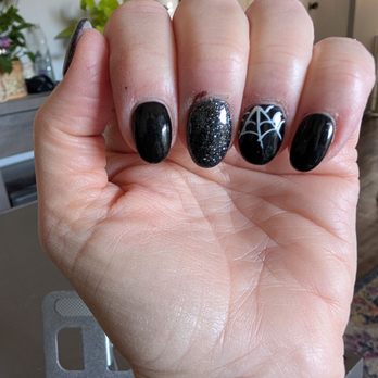 Allure Salon & Spa - The difference in the spider web nail length is truly shocking - Nail Salons Near Me - Castaic, California Allure Salon & Spa - The difference in the spider web nail length is truly shocking - Nail Salons Near Me - Castaic, California