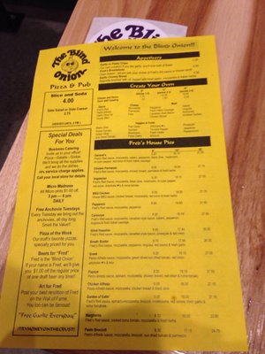 Menu photo 1 The Blind Onion Vancouver, WA Menu photo 1 The Blind Onion Vancouver, WA