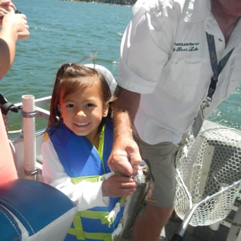 Cantrell Guide Service - First fish for 5 year old Faith 07.2013 - Fishing Near Me - Big Bear Lake, California