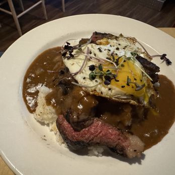 Pasifika Grill & Bar - Steak loco moco - Guamanian Near Me - Bellevue, Washington Pasifika Grill & Bar - Steak loco moco - Guamanian Near Me - Bellevue, Washington