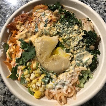 SeoulSpice - Purple rice bowl with the egg and lotsss of toppings - Korean Near Me - Washington, DC, District of Columbia